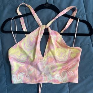 Zara silky crop top!